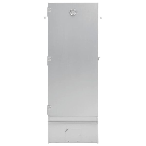 vidaXL rygeovn med r&oslash;gflis 44,5x29x110 cm galvaniseret st&aring;l