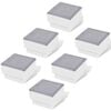 vidaXL nedgravningsspots 6 stk. 100x100x68 mm