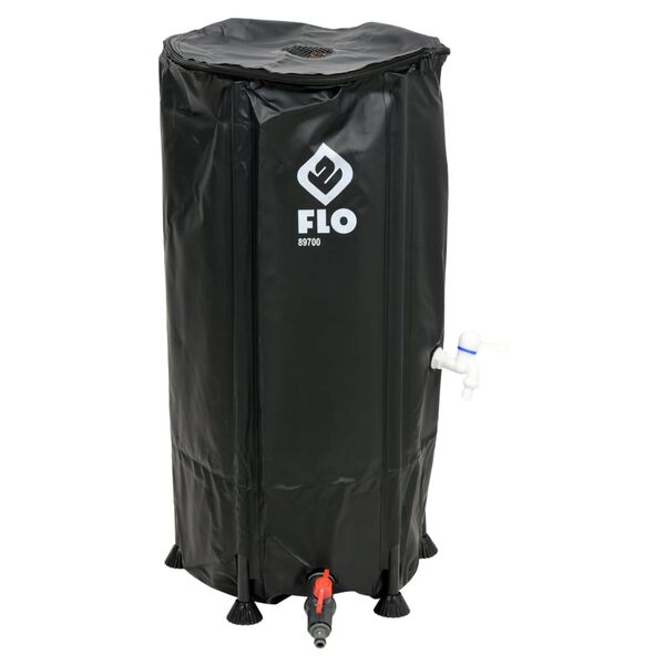 FLO regnvandsbeholder 100 l sort