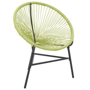 vidaXL Acapulco-havestol polyrattan grøn