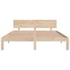 vidaXL sengeramme 160x200 cm massivt fyrretræ
