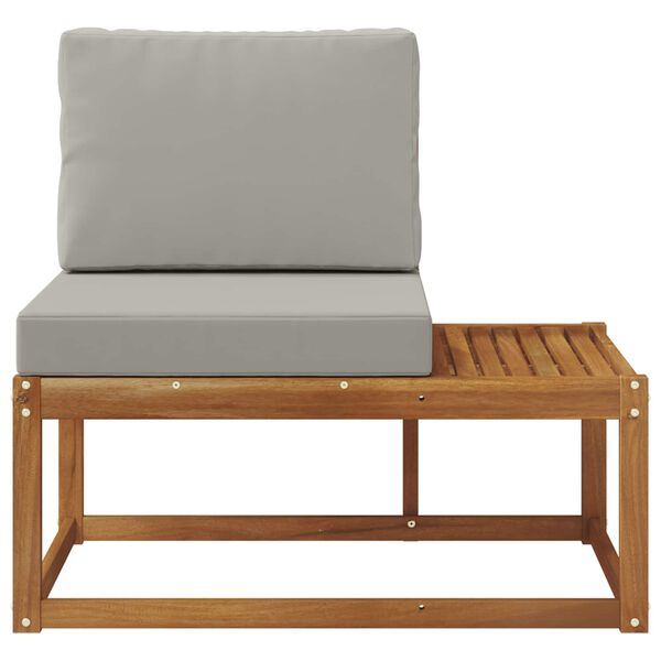 vidaXL Udend&oslash;rs Modulsofa med pude Naturfarvet 91 x 63 x 73 cm