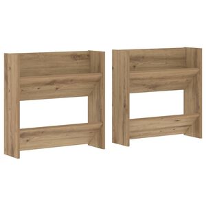 vidaXL Sko skab 2 stk. 60 x 18 x 60 cm Konstrueret tr&aelig; Artisan-eg