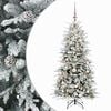 vidaXL Kunstigt Hinged Juletr&aelig; 120 cm 150 LED'er Varm hvid PE og PVC