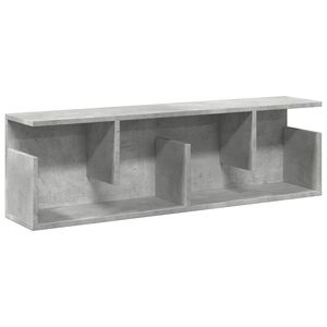 vidaXL v&aelig;gskab 100x20x30 cm konstrueret tr&aelig; betongr&aring;
