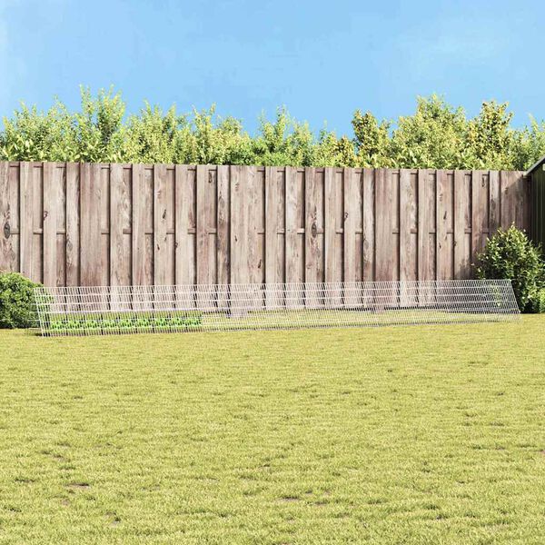 vidaXL Kanin Bur S&oslash;lv 650 x 55 x 55 cm Galvaniseret st&aring;l