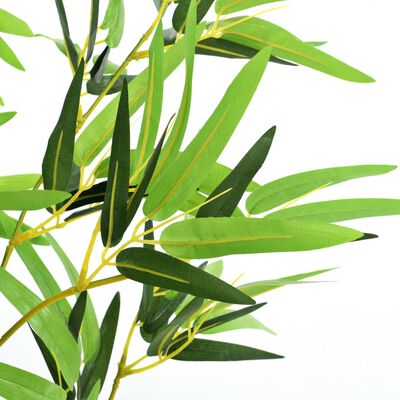 vidaXL kunstig bambusplante med krukke 150 cm grøn