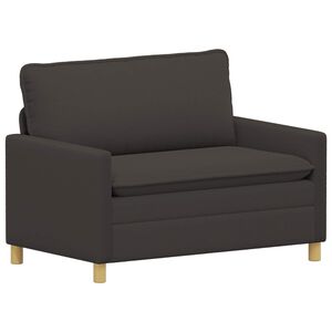vidaXL Sofa M&oslash;rkegr&aring; 126 x 81 x 87,5 cm Stof