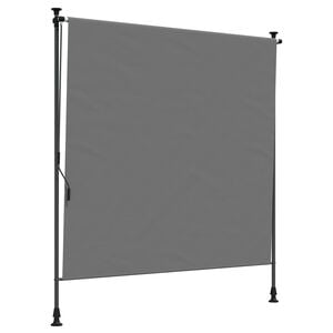vidaXL Udend&oslash;rs Rullegardin Lysegr&aring; 100 x 270 cm