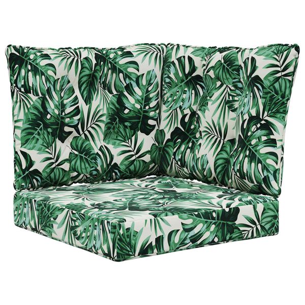 vidaXL Udend&oslash;rs Sofa Pude 3 pcs Bladm&oslash;nster Polyester