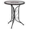vidaXL bistrobord med mosaikdesign 60 cm keramisk gr&aring;