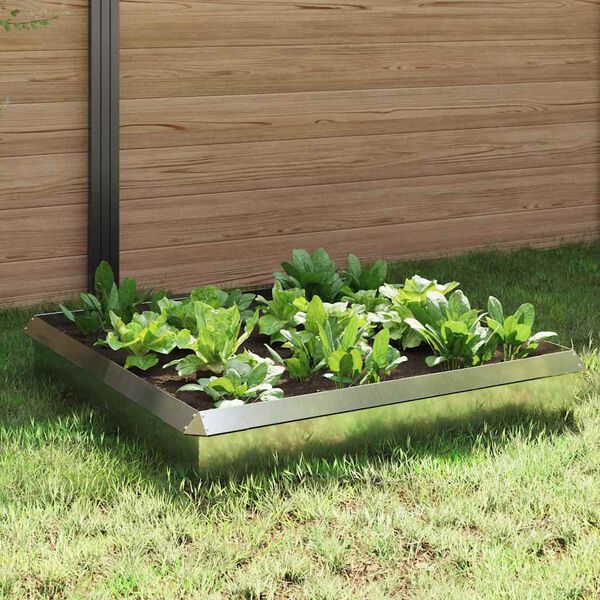 vidaXL Sneglehegn 8 pcs S&oslash;lv Galvaniseret st&aring;l