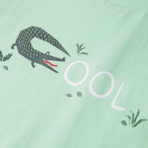 T-shirt til b&oslash;rn str. 116 lysegr&oslash;n