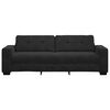 vidaXL Sofa 3 pcs Brun Linned-blandet stof