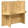 vidaXL Terrariumbase med hylde Brun 60 x 30 x 50 cm OSB