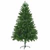vidaXL kunstigt juletr&aelig; med naturtro n&aring;le 210 cm gr&oslash;n