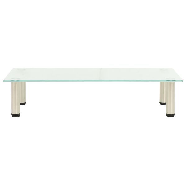 vidaXL tv-bord 80x35x17 cm hærdet glas matteret