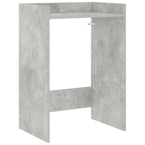 vidaXL Vaskemaskine Skab Betongr&aring; 67,5 x 48 x 97 cm Konstrueret tr&aelig;