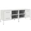 vidaXL tv-borde 2 stk. 68x39x50,5 cm st&aring;l hvid
