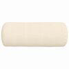 vidaXL Bolsterpuder 2 pcs Creme Ø 15 x 40 cm Velourstof