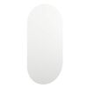 vidaXL spejl med LED-lamper 40x20 cm oval glas