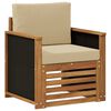 vidaXL Udend&oslash;rs Mellem Sofa Naturfarvet