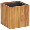 vidaXL h&aelig;vet plantekasse 33,5x33,5x33,5 cm massivt akacietr&aelig;