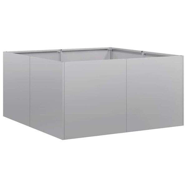 vidaXL plantekasse 80x80x40 cm galvaniseret st&aring;l