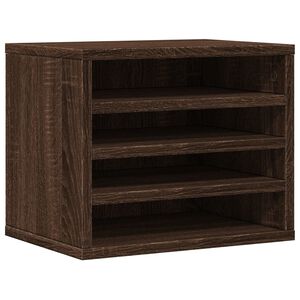 vidaXL dueslag 36x26x29,5 cm konstrueret tr&aelig; brun egetr&aelig;sfarve