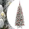 vidaXL Kunstigt juletr&aelig; Hvid 120 cm PVC og plastik og st&aring;l og PE