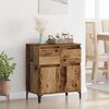 vidaXL Sideboard Gammelt tr&aelig; 60 x 35 x 70 cm Ingeni&oslash;rt tr&aelig; og jern