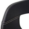 vidaXL spisebordsstole 2 stk. b&oslash;jet tr&aelig; og kunstl&aelig;der sort