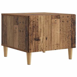 vidaXL Sofabord med skuffe Gammelt tr&aelig; 49 x 50 x 40 cm Konstrueret tr&aelig;