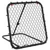 vidaXL rebounder 84x73x60-80 cm justerbart st&aring;l sort