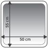 RIDDER bademåtte Carl 55 x 50 cm grå 7102807