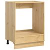 vidaXL Kabinet SKI HonningBrun 60 x 46 x 81 cm Massiv fyrretr&aelig;