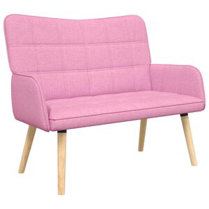 vidaXL 2-personers sofa Lyser&oslash;d 115 x 61 x 87 cm Stof