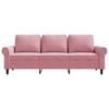 vidaXL 3-personers sofa 180 cm fl&oslash;jl lyser&oslash;d
