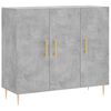 vidaXL skab 90x34x80 cm konstrueret tr&aelig; betongr&aring;