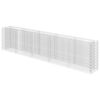 vidaXL gabion-h&oslash;jbed 450x50x100 cm galvaniseret st&aring;l