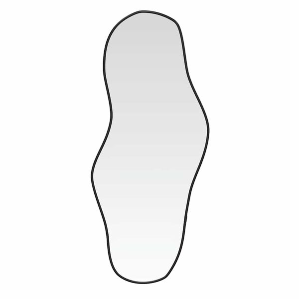 vidaXL vægspejl 80x35 cm sort