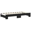 vidaXL daybed med udtræk 90x190 cm velour sort