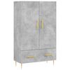 vidaXL skab 69,5x31x115 cm konstrueret tr&aelig; betongr&aring;