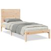 vidaXL ekstra lang sengeramme uden madras 100x210 cm massivt tr&aelig;