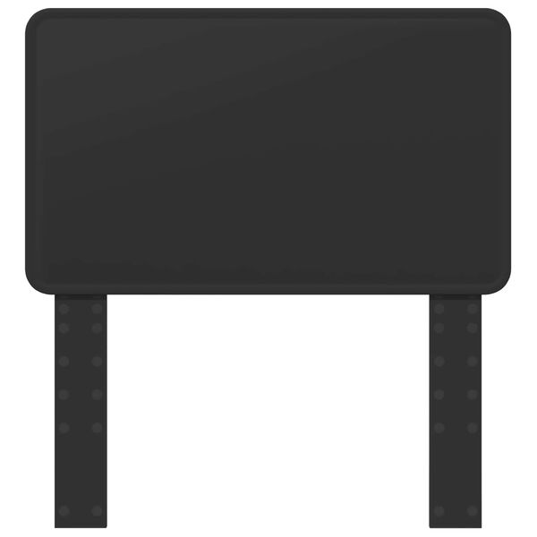 vidaXL Hovedg&aelig;rde Sort eg 80 cm Konstrueret tr&aelig;