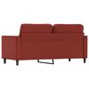 vidaXL 2-personers sofa 140 cm kunstl&aelig;der vinr&oslash;d
