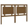 vidaXL sengeg&aelig;rde 155,5x4x100 cm massivt fyrretr&aelig; gyldenbrun