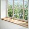 vidaXL vindueskarme 2 stk ubehandlet 160x40x2 cm massivt egetr&aelig;