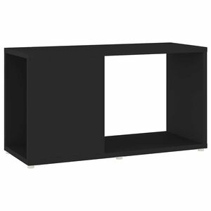 vidaXL tv-bord 60x24x32 cm konstrueret tr&aelig; sort