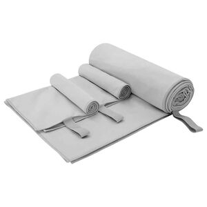 vidaXL Sports h&aring;ndkl&aelig;de s&aelig;t 3 stk. Gr&aring; 210 x 100 cm